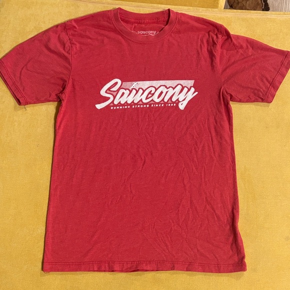 Saucony Other - Saucony Classic Red Short Sleeve Tee